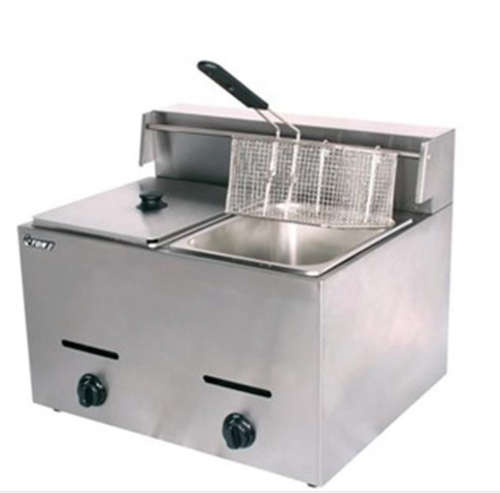 Double Gas Fryer - Stainless Steel