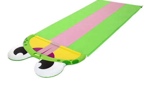 Frog Design Water Slide & Blobz With Water Sprinkles - 488Cm