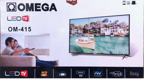 2022 40 inch Flat Screen Television HD LED OMEGA - Brand New