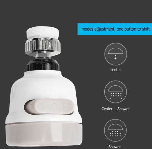 Universal Splashproof Head with 3 Switches