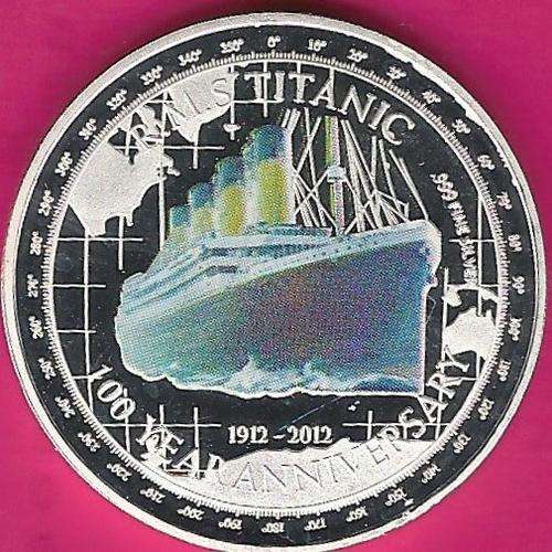 R.M.S Titanic 100 Year Tribute Silver Clad Coin