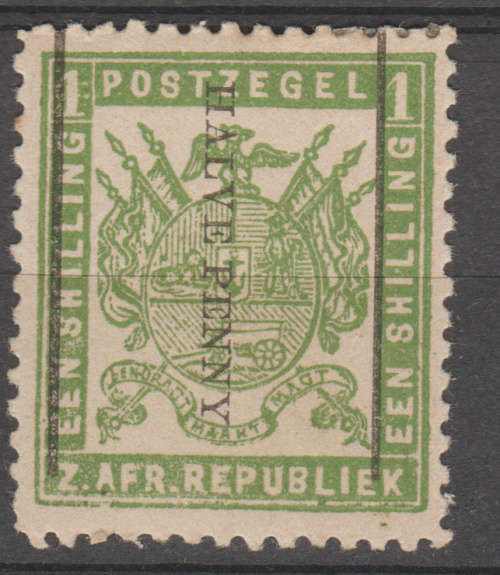 1885 Halve Penny "Down" on 1 shilling -MLH - SACC 192