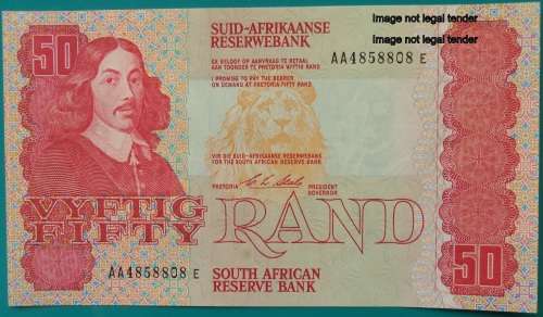 Stals AA R50.00 banknote in mint condition