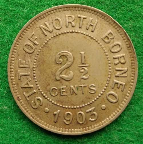 North Borneo 1903 2.5 cents