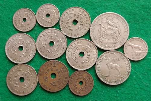 Rhodesia coin lot