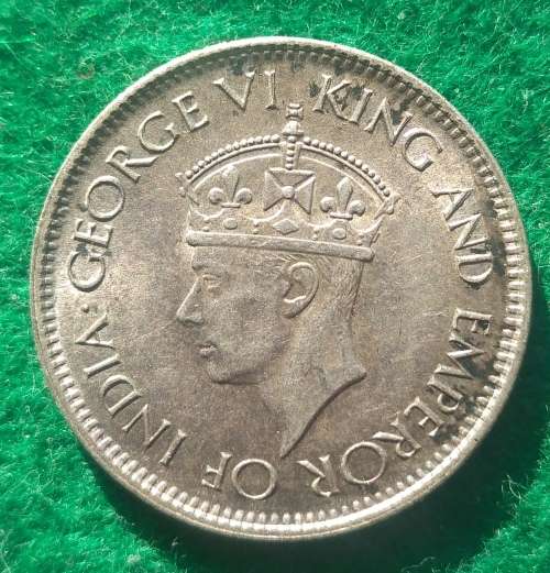 Ceylon 1942 50 cents
