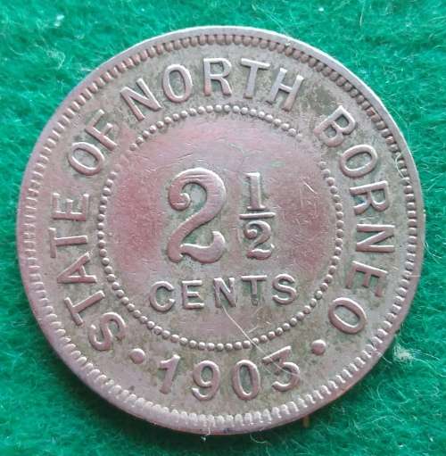 North Borneo 1903 2.5cents