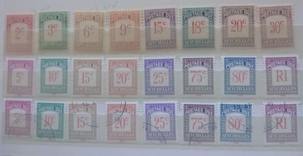 Seychelles Postage due stamps