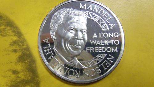 Proof 1 ounce Silver  Mandela Commemorative coin