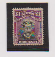 British South Africa Company 1 Pound fine used