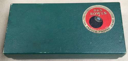 Carpet Bowls....made by B & A Birmingham .....virtually brand new