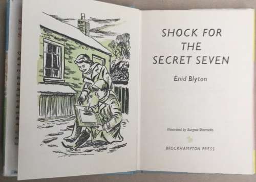 Enid Blyton...Shock for the Secret Seven....1961 Brockhampton Press....book near mint, cover good