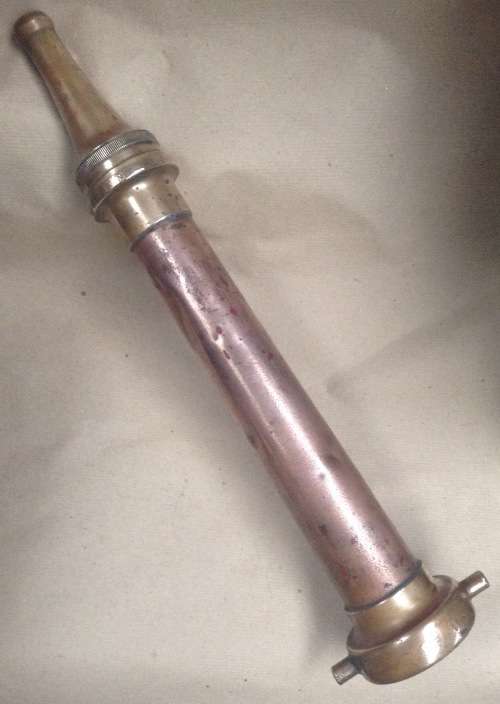 FIRE!.....half metre long nozzle in brass and copper
