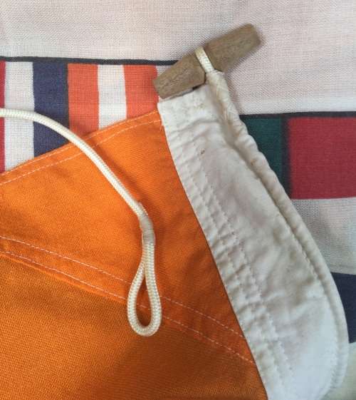 1976 panel stitched South African flag 180 x 120 cms.....excellent condition