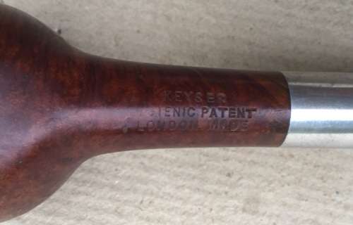 Estate pipe....Keyser Hygenic Patent London Made.....155 mm length