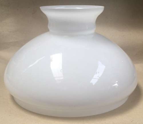 White glass shade.....base 245 mm diameter ....as new