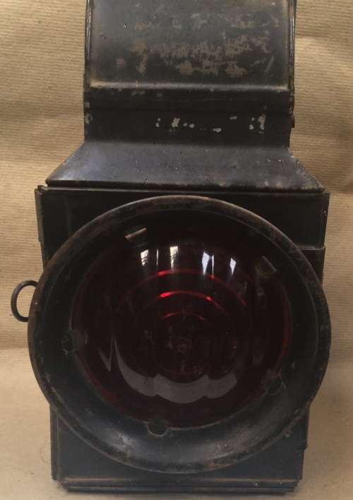 SAR paraffin lamp....all parts incl red & clear gglass lenses have SAR Mark.