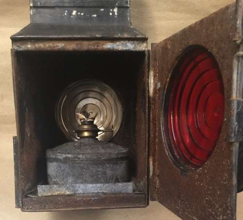 SAR paraffin lamp....all parts incl red & clear gglass lenses have SAR Mark.