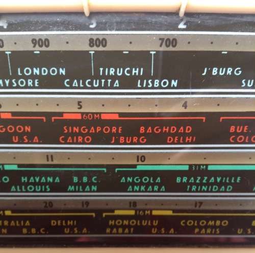 Mid century Bush type EBS 23 radio....outstanding condition and shortwave working. For cashcon