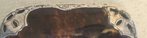 Antique Dutch sterling silver & turtleshell cigarette case...135 x 83 x 20 mm