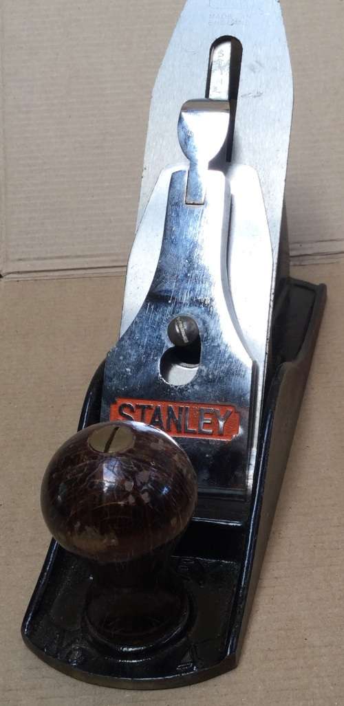 Stanley No. 4 smoothing plane, in original box with instructions! Ace condition