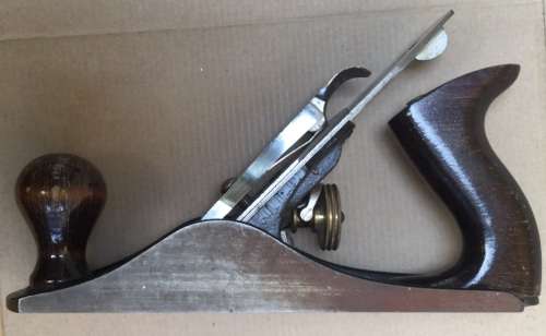 Stanley No. 4 smoothing plane, in original box with instructions! Ace condition