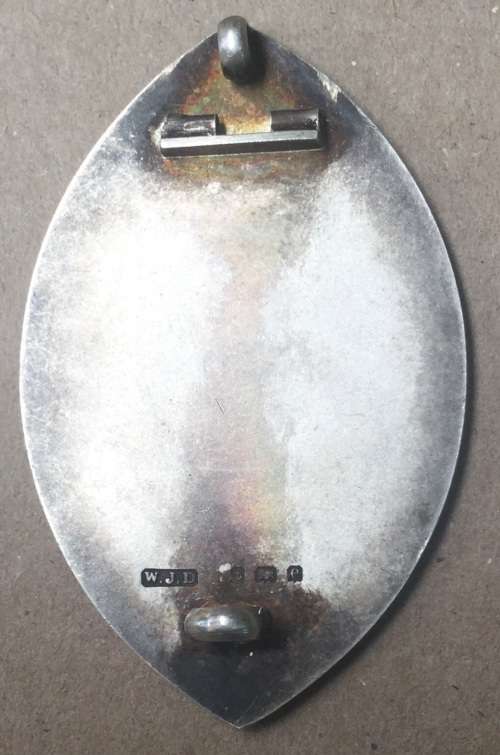 1892-3 Inter-town sterling silver shooting medallion, Maritzburg v Durban...33 grams, 59 x 48 mm.