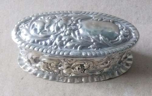 Sterling silver trinket box