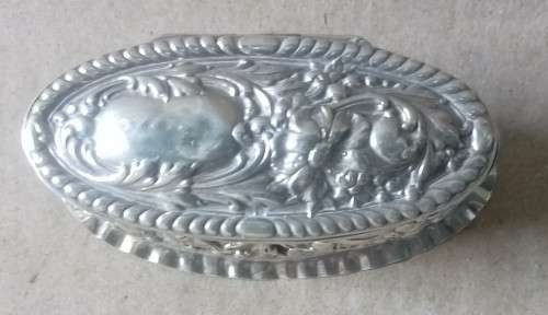 Sterling silver trinket box