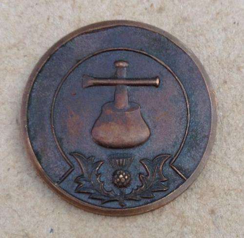"They Received Every Man A Penny" Scotish Freemason's  Medalion