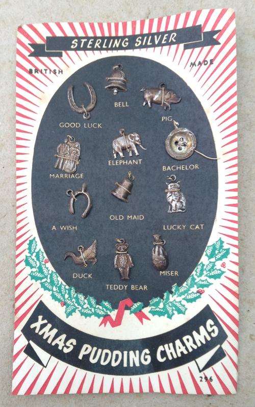 Sterling Silver Christmas Pudding Charms!