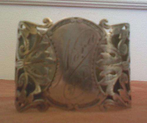 Most Beautiful Hallmarked Silver Napkin Holder -