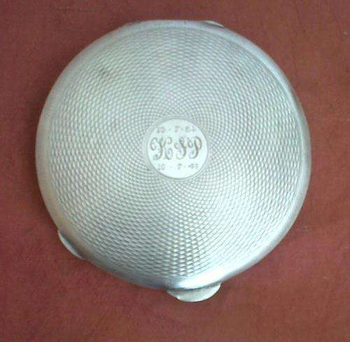 Hallmarked Silver Powder Compact - Low low start