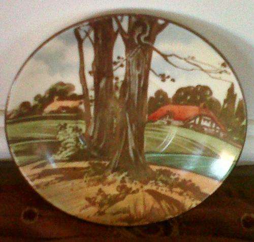 Royal Doulton "Woodlands Pattern' Mocca Plate