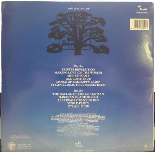 World Party - Private Revolution Vinyl / LP