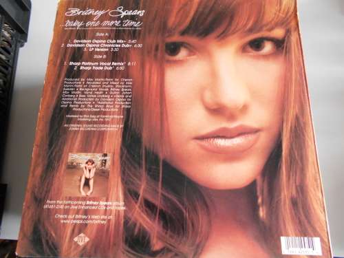 Britney Spears - ,,,Baby One More Time 12" Maxi Vinyl LP Import