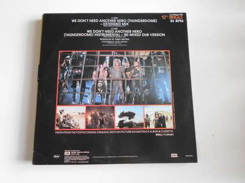 Tina Turner - We Don¿t Need Another Hero 12" Maxi Vinyl LP