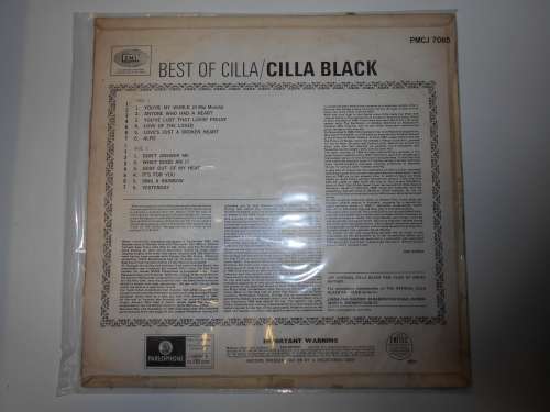 Cilla Black - Best of Vinyl LP