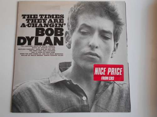 Bob Dylan - The Times They Are a Changin' Vinyl LP Holland Pressing