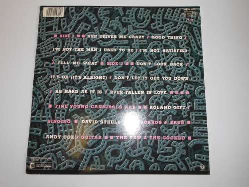 Fine Young Cannibals FYC - The Raw & the Cooked Vinyl LP