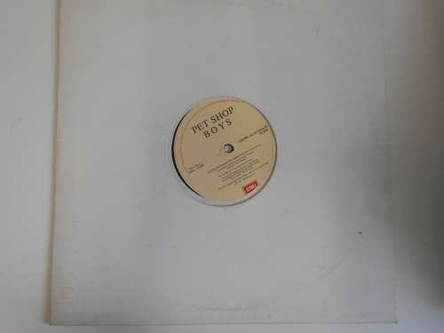 Pet Shop Boys - It's a Sin 12" Maxi Vinyl LP
