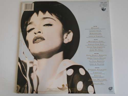 Madonna - Immaculate Collection Double Vinyl LP