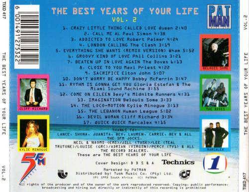 Various  The Best Years Of Your Life Vol. 2 CD