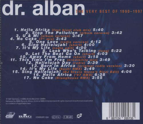 Dr. Alban - Very Best Of 1990 - 1997 CD