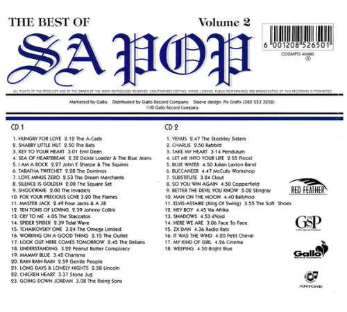 Best of SA Pop 2x CD Set Volume 1, 2 & 3 (6x CD's in total) Rare