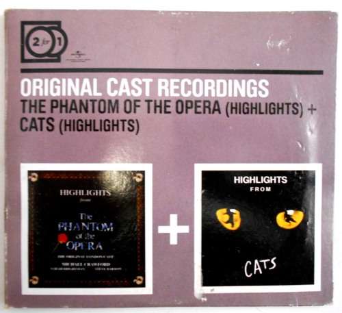 Phantom of the Opera / Cats - 2for1 Double CD Set