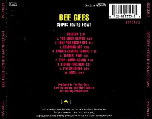 Bee Gees - Spirits Having Flown CD Import