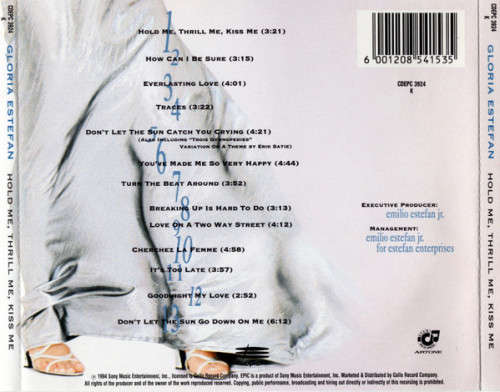 Gloria Estefan - Hold Me, Thrill Me, Kiss Me CD