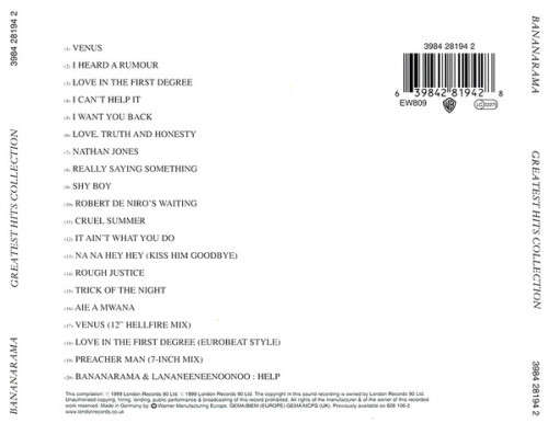 Bananarama - Greatest Hits Collection CD Import Sealed