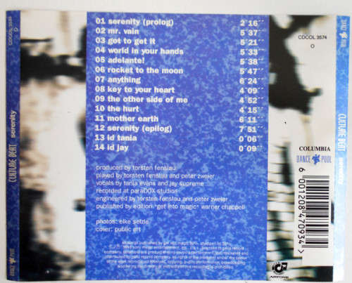 Culture Beat  Serenity CD